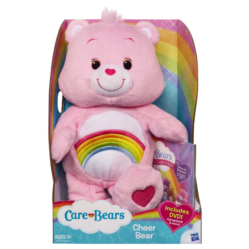 Care Bears Cheer Bear Toy With Dvd