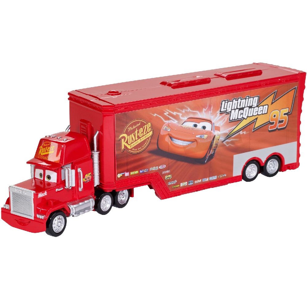 Disney Pixar Cars Mack Truck And Transporter