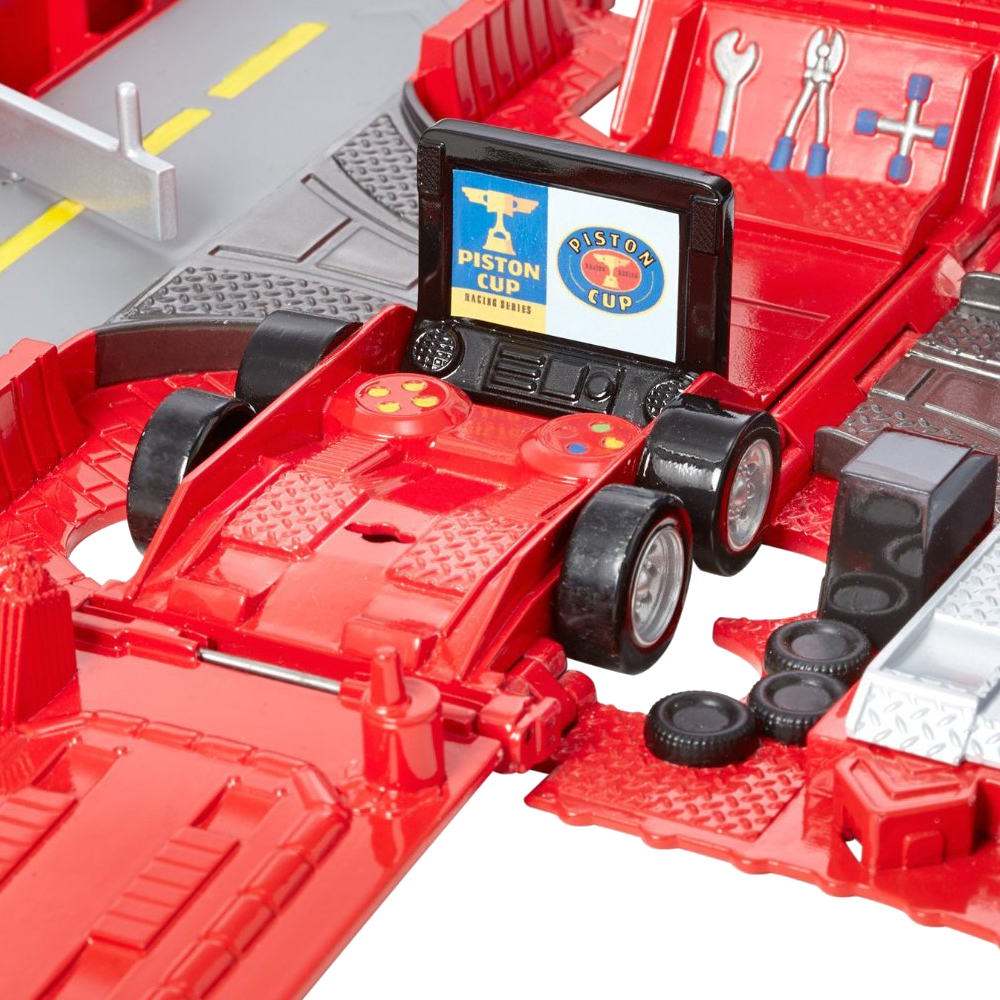 Disney Pixar Cars Mack Truck And Transporter