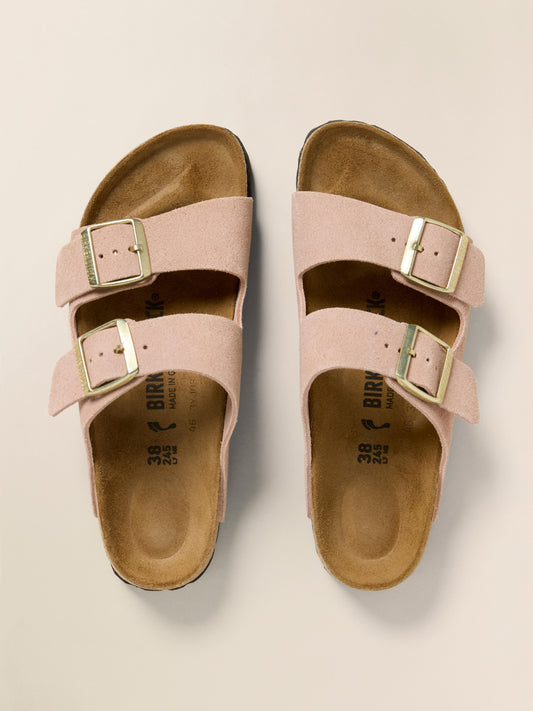 Birkenstock Suede Arizona - Light Rose