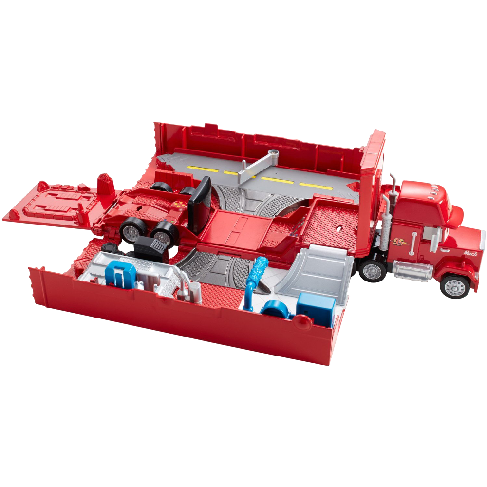 Disney Pixar Cars Mack Truck And Transporter