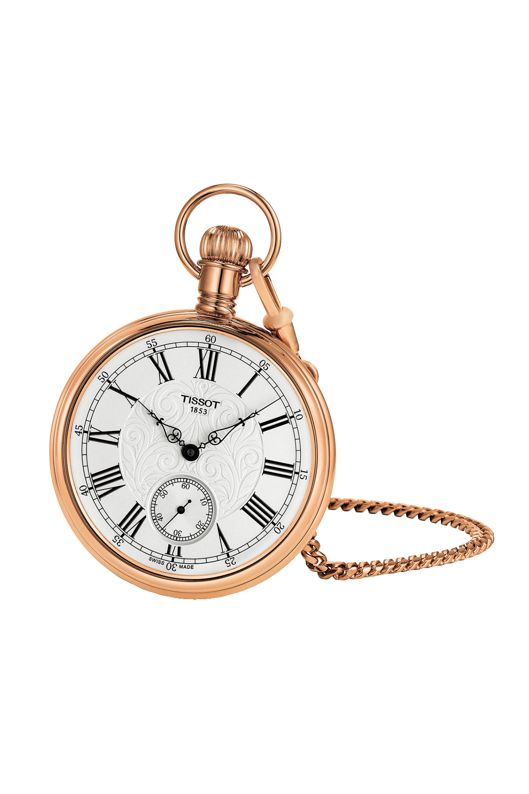 Tissot Lepine Rose Gold Tone Mechanical Pocket Watch